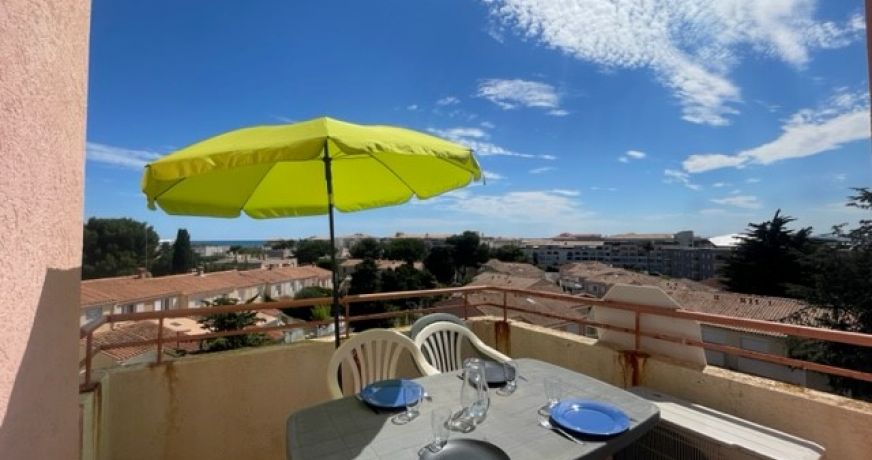 en location saisonnière Studio cabine Sète