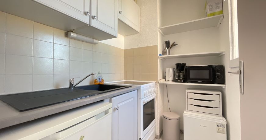 en location saisonnière Studio cabine Sète