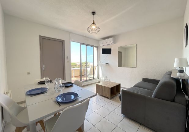 en location saisonnière Studio cabine Sète