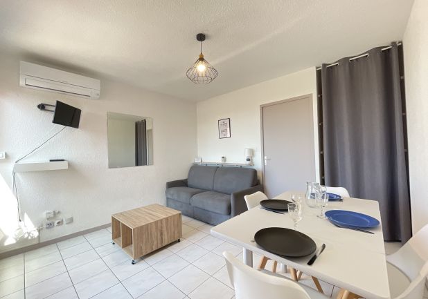 en location saisonnière Studio cabine Sète