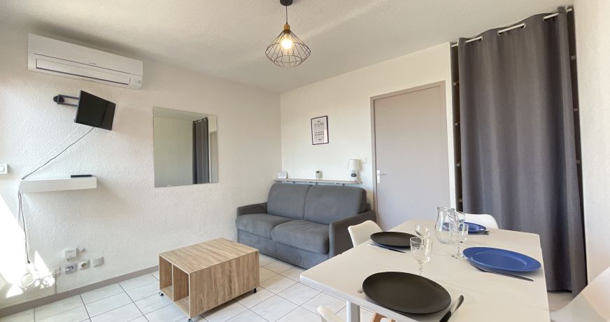 en location saisonnière Studio cabine Sète