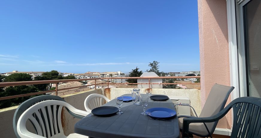 en location saisonnière Studio cabine Sète