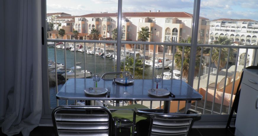 en location saisonnière Studio cabine Sète