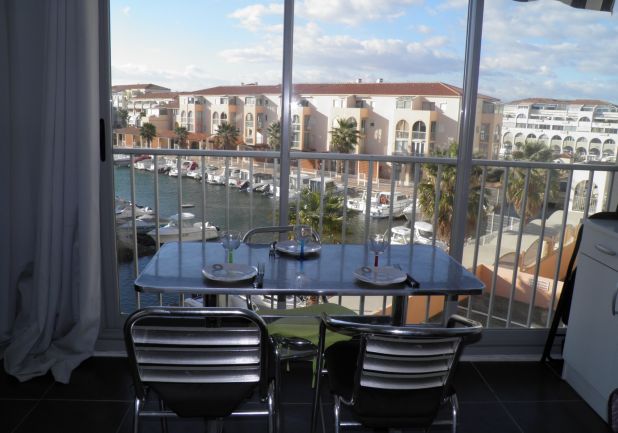 en location saisonnière Studio cabine Sète