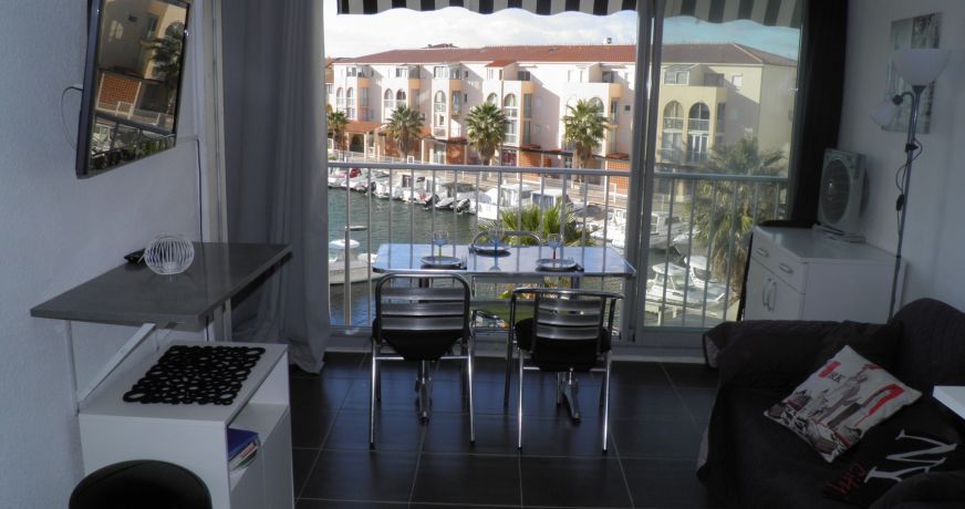 en location saisonnière Studio cabine Sète