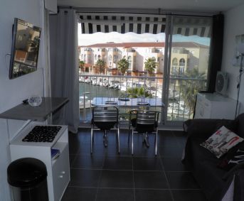 en location saisonnière Studio cabine Sète