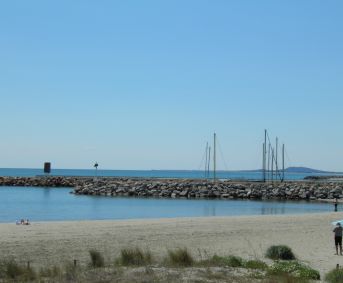 en location saisonnière Studio cabine Sète