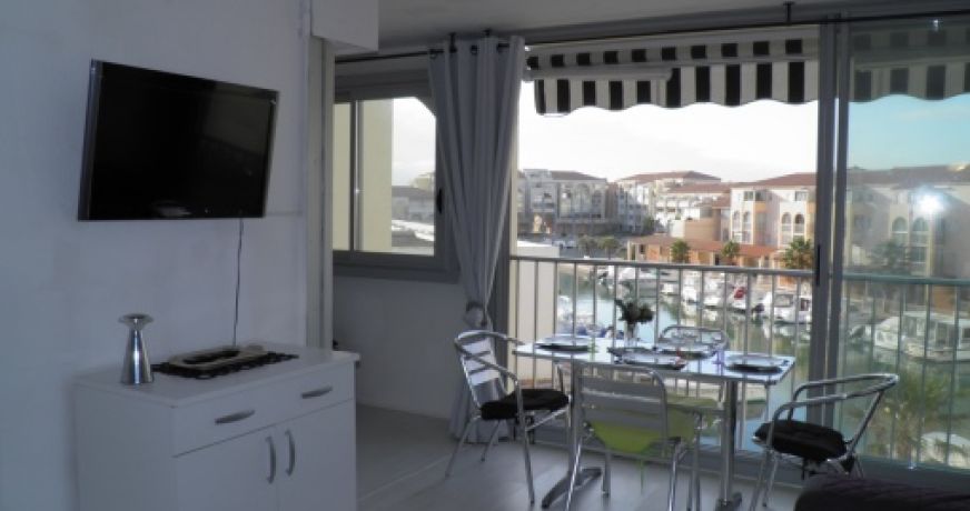 en location saisonnière Studio cabine Sète