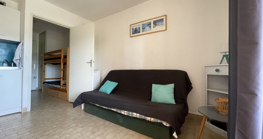 en location saisonnière Studio cabine Sète