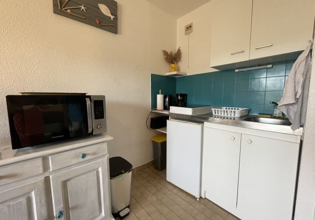 en location saisonnière Studio cabine Sète