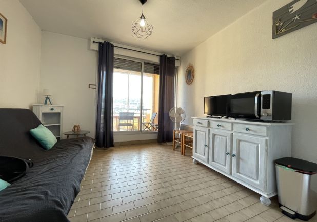 en location saisonnière Studio cabine Sète