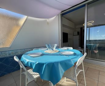 en location saisonnière Studio cabine Sète