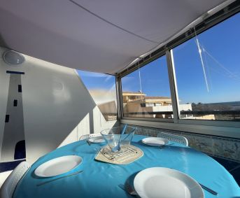 en location saisonnière Studio cabine Sète