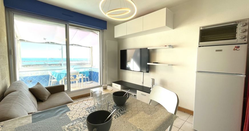 en location saisonnière Studio cabine Sète