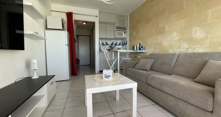 en location saisonnière Studio cabine Sète