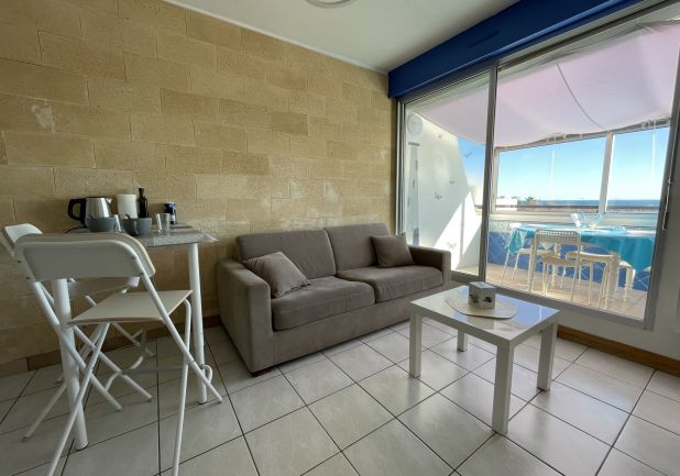 en location saisonnière Studio cabine Sète