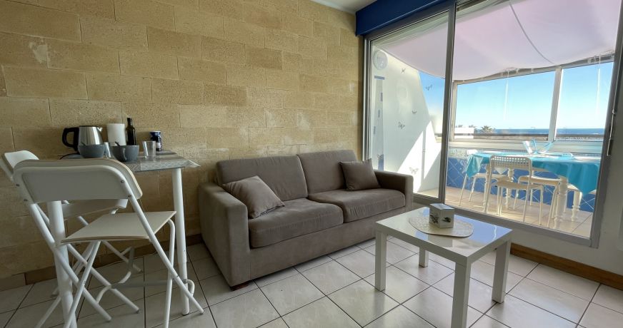 en location saisonnière Studio cabine Sète