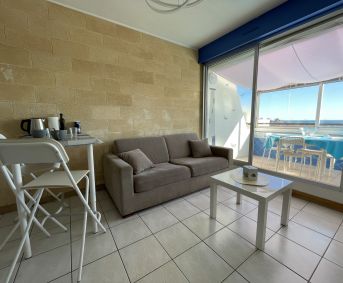 en location saisonnière Studio cabine Sète