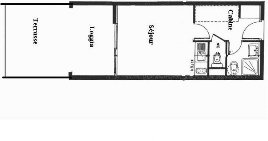 en location saisonnière Studio cabine Sète