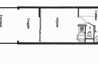 en location saisonnière Studio cabine Sète