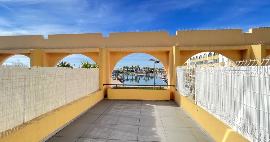 en location saisonnière Studio cabine Sète