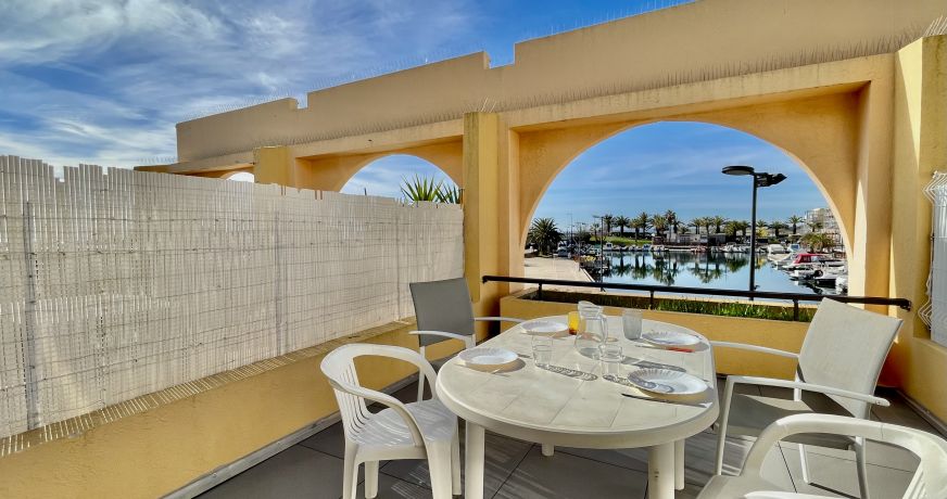 en location saisonnière Studio cabine Sète