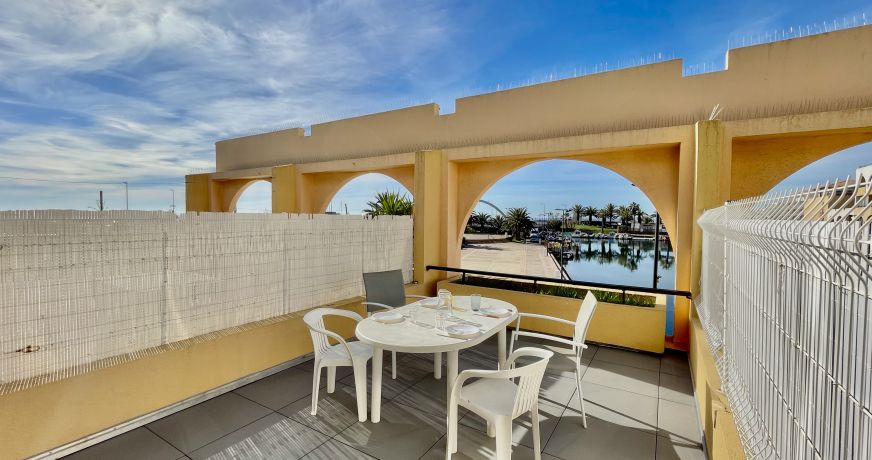 en location saisonnière Studio cabine Sète