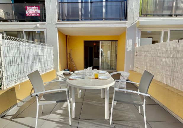 en location saisonnière Studio cabine Sète