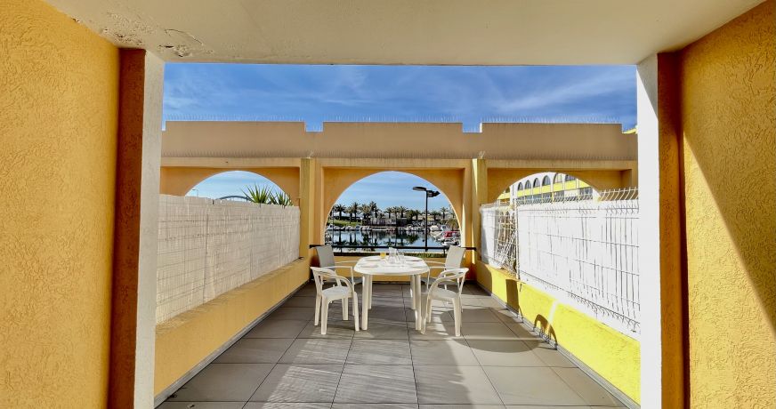 en location saisonnière Studio cabine Sète