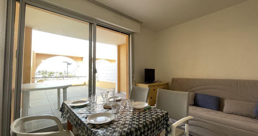 en location saisonnière Studio cabine Sète