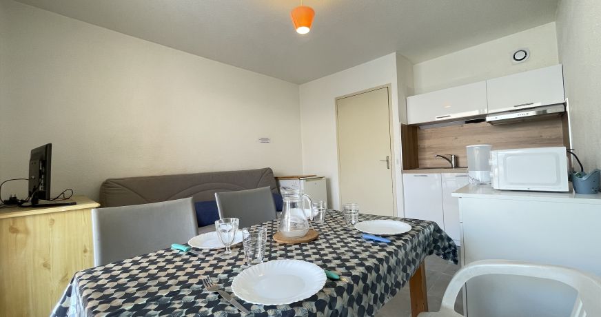 en location saisonnière Studio cabine Sète