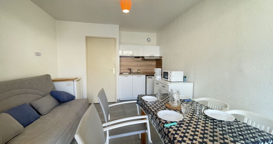 en location saisonnière Studio cabine Sète