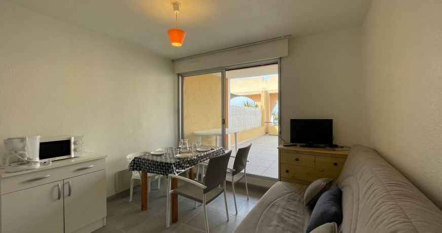 en location saisonnière Studio cabine Sète