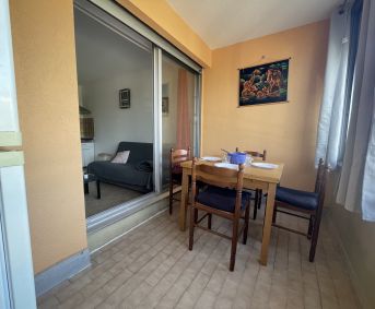 en location saisonnière Studio cabine Sète