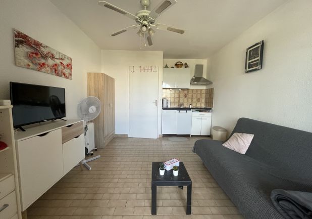 en location saisonnière Studio cabine Sète