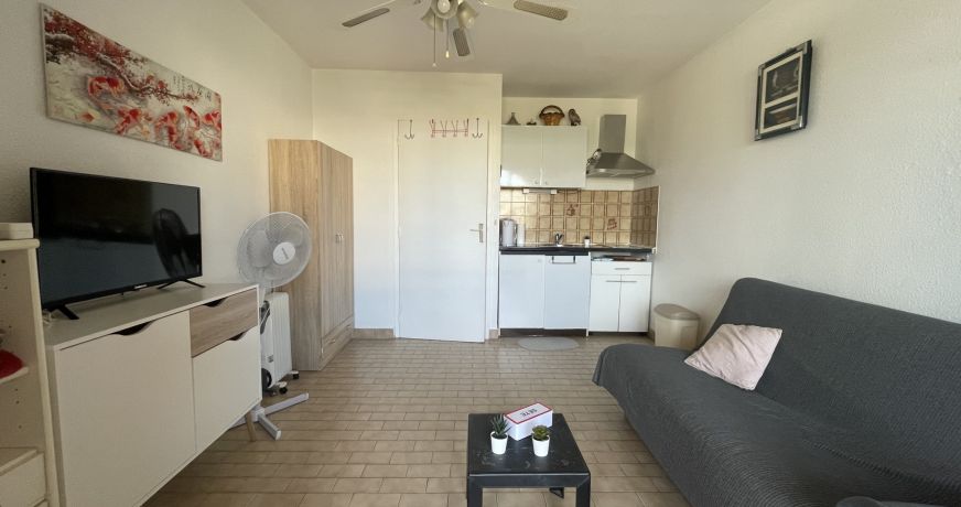 en location saisonnière Studio cabine Sète