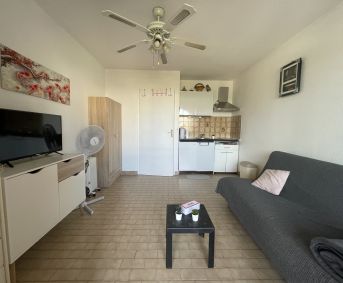en location saisonnière Studio cabine Sète