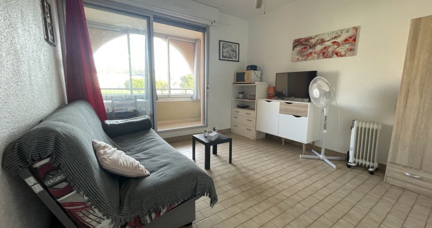 en location saisonnière Studio cabine Sète