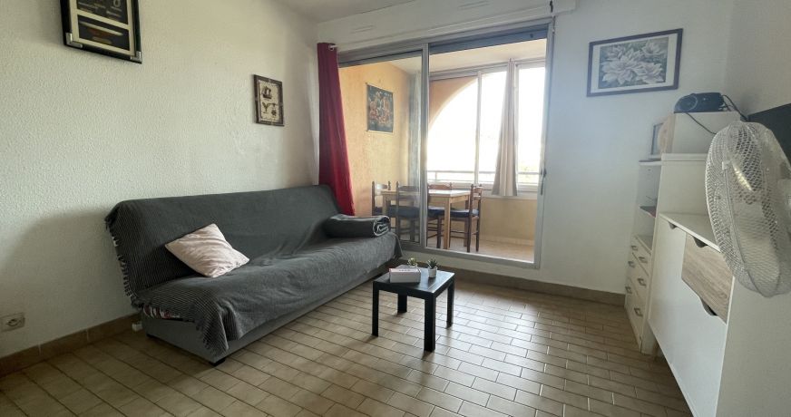 en location saisonnière Studio cabine Sète