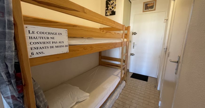 en location saisonnière Studio cabine Sète