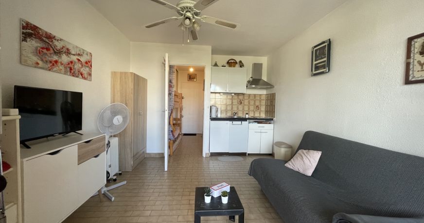 en location saisonnière Studio cabine Sète