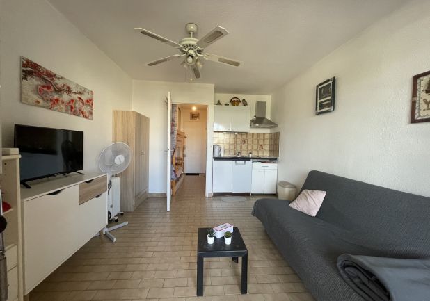 en location saisonnière Studio cabine Sète