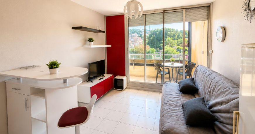en location saisonnière Studio cabine Sète