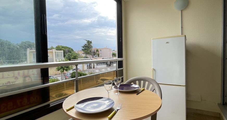 en location saisonnière Studio cabine Sète