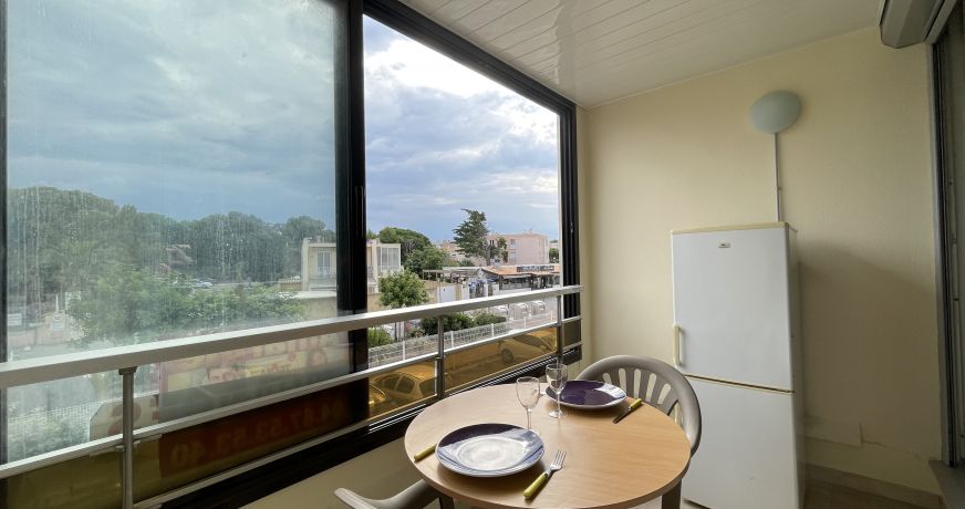 en location saisonnière Studio cabine Sète