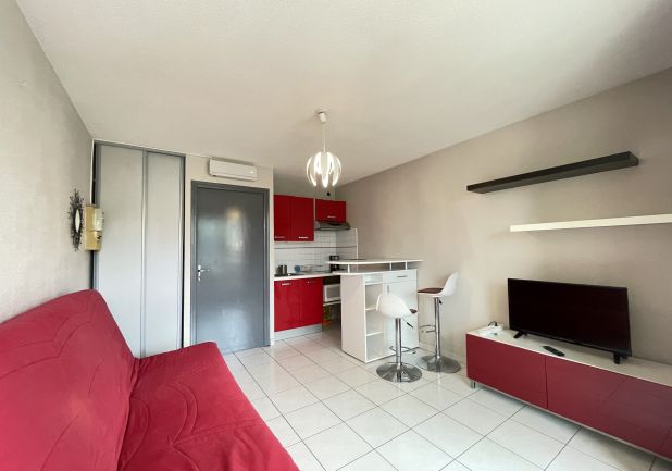 en location saisonnière Studio cabine Sète