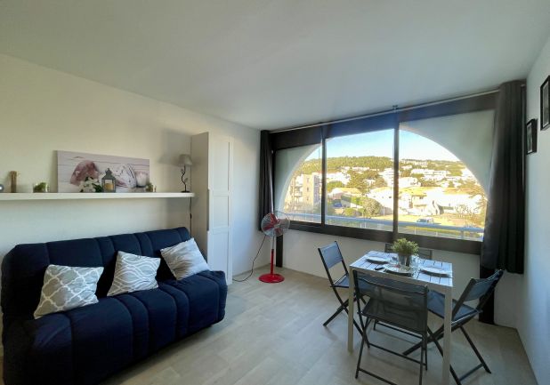 en location saisonnière Studio cabine Sète