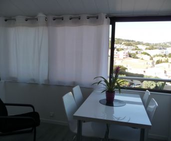 en location saisonnière Studio cabine Sète