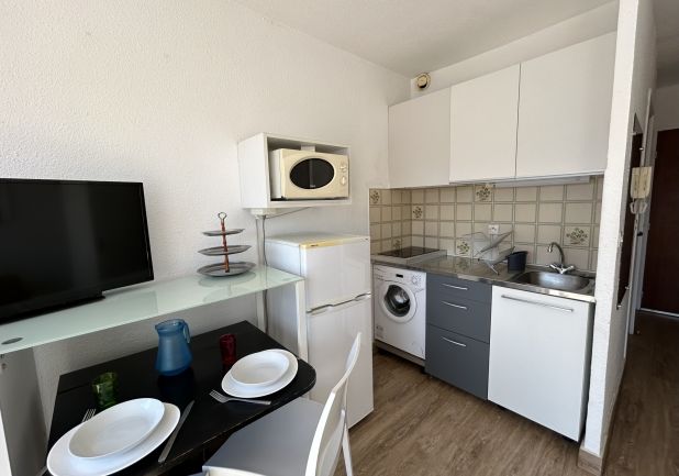 en location saisonnière Studio cabine Sète