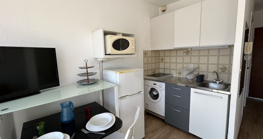 en location saisonnière Studio cabine Sète